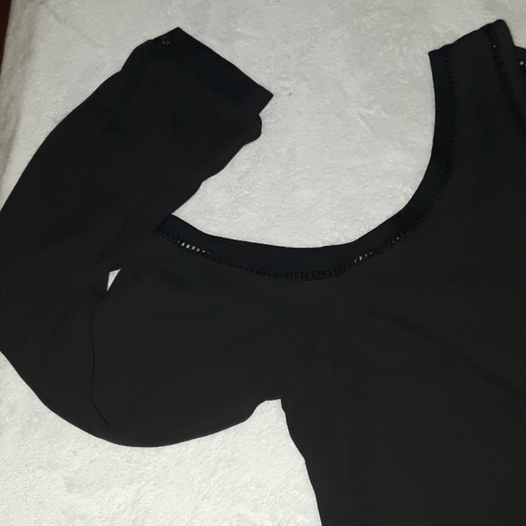 Ladies mossimo xxl  sheer top cold shoulder NWOT - Picture 4 of 8